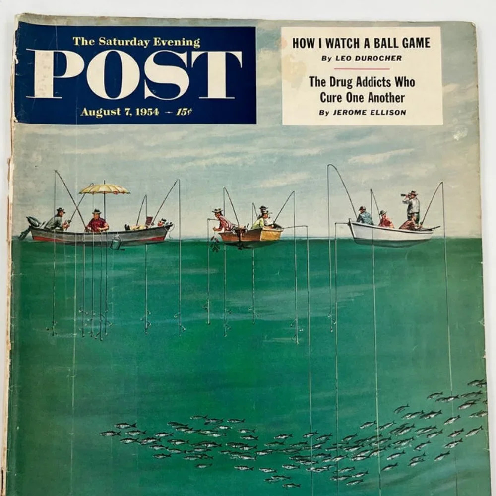 Saturday Evening Post from August 7,1954 - The Drug Addicts Who Cure One Another